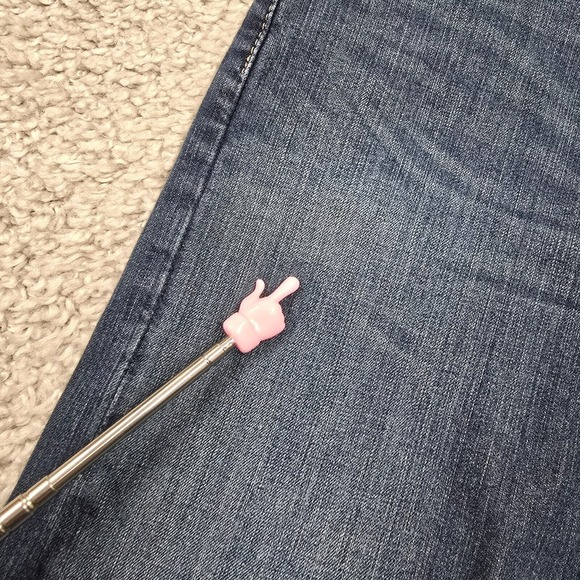 Levis 513 Jeans Mens 31x32 (Fits 30x31) Blue Slim Straight Denim Skater Punk - Picture 3 of 15